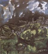 El Greco View of Toledo oil painting artist